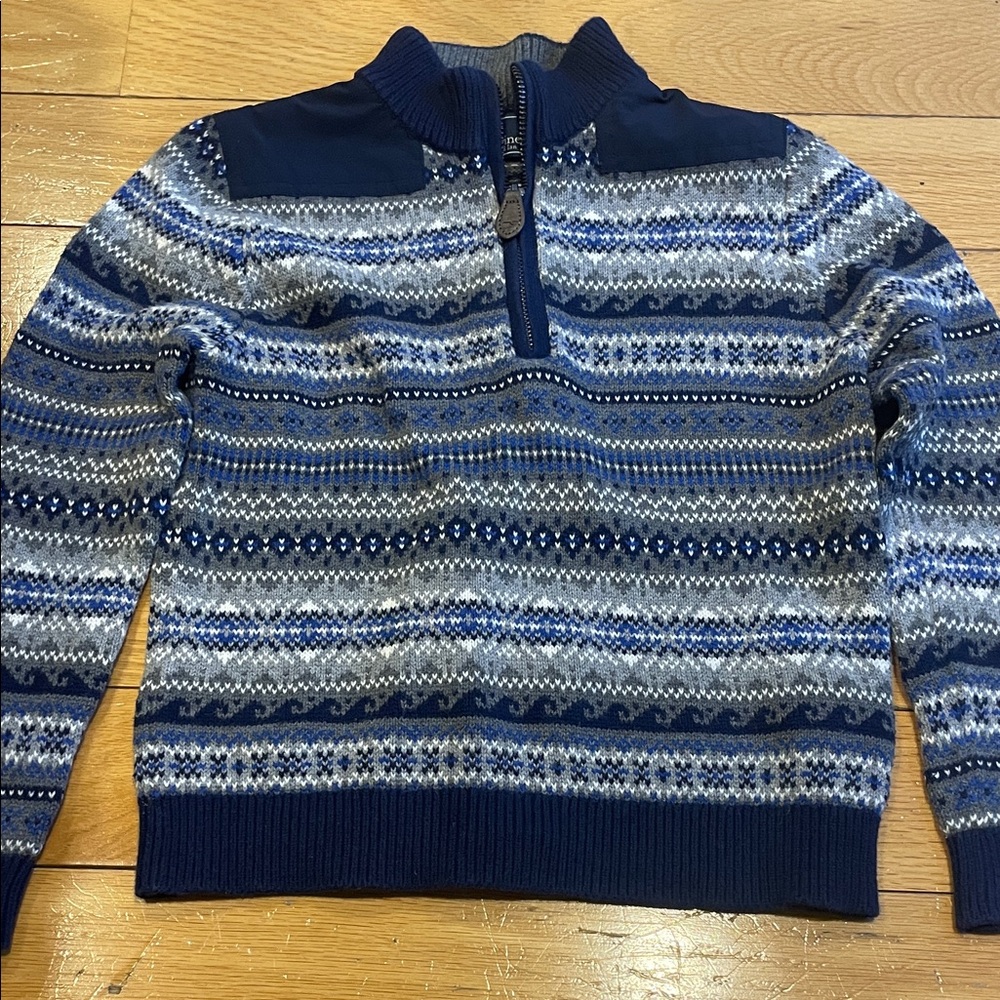 Vineyard Vines Navy and Gray Kids Sweater